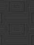 Copper Rectangular fabric in black color - pattern number SK90600 - by Pelican Prints in the Skyline collection