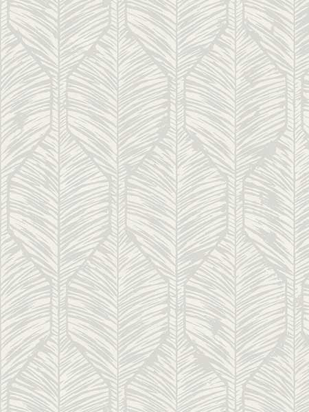 Feather Geo wallpaper in cool neutral color - pattern number SK91900 - by Pelican Prints in the Skyline collection