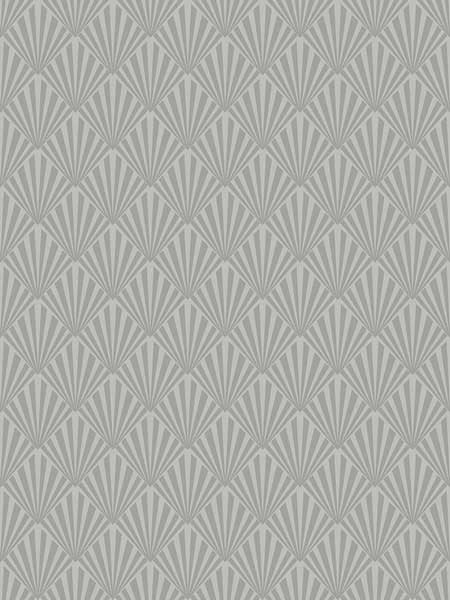 Diamond Fan fabric in gray color - pattern number SK92107 - by Pelican Prints in the Skyline collection