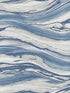 Queensmead wallpaper in blue color - pattern number CR82122 - by Carl Robinson in the Carl Robinson 17 Loft collection