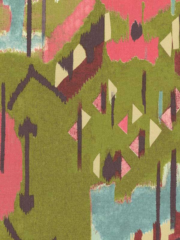 Tribu fabric in 6402 color - pattern number JV6402 - by Wallquest in the 171 Ikat JV Italian Design collection