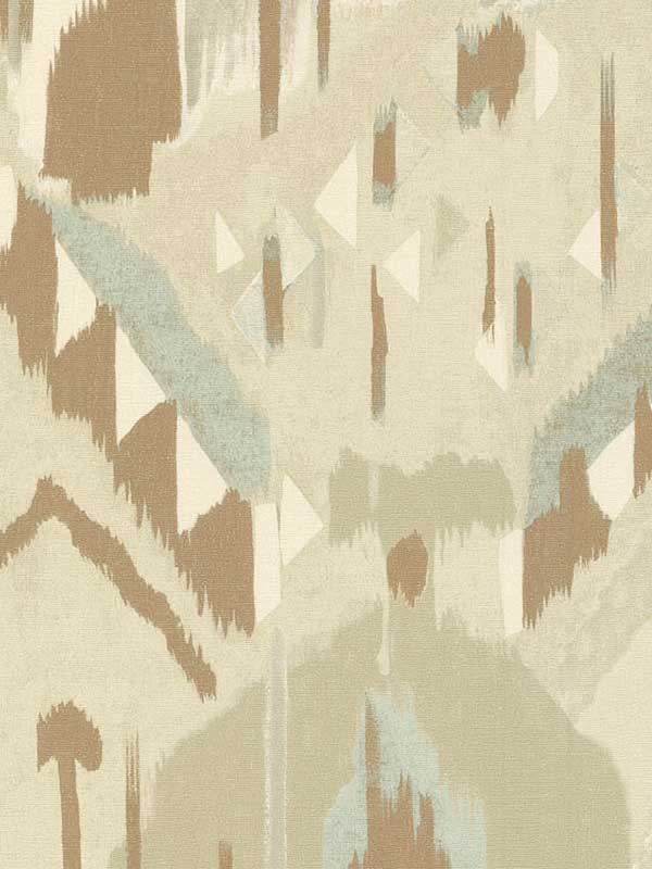 Tribu fabric in 6405 color - pattern number JV6405 - by Wallquest in the 171 Ikat JV Italian Design collection