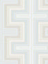 Maze fabric in turquoise color - pattern number FJ40505 - by Mayflower in the Sanctuary collection