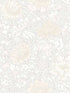 Morrissey Flower wallpaper in frost color - pattern number FJ41204 - by Mayflower in the Sanctuary collection