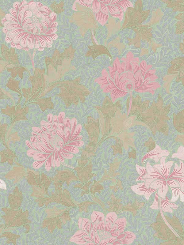 Morrissey Flower fabric in thunderbird color - pattern number FJ41210 - by Mayflower in the Sanctuary collection