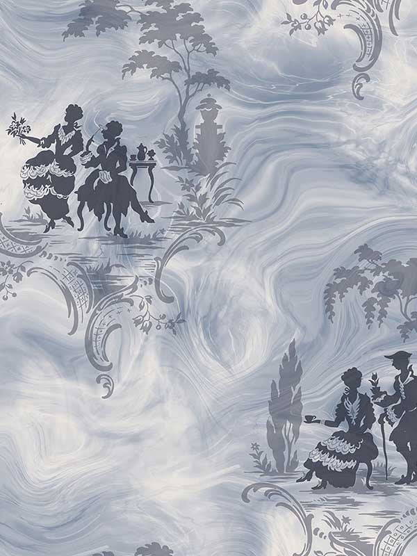 Smoke Date fabric in blueberry color - pattern number FJ41304 - by Mayflower in the Sanctuary collection