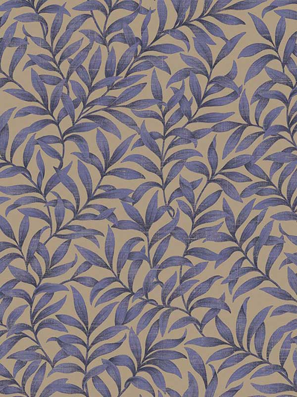 Morrissey Leaf wallpaper in plum color - pattern number FJ41802 - by Mayflower in the Sanctuary collection