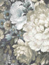 Florabunda fabric in multicolor color - pattern number CN30100 - by Wallquest in the Charleston collection