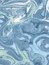 Oil On Water fabric in blue color - pattern number CN30602 - by Wallquest in the Charleston collection