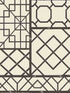 Trellis fabric in brown and taupe color - pattern number CN31300 - by Wallquest in the Charleston collection