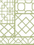 Trellis fabric in green color - pattern number CN31304 - by Wallquest in the Charleston collection