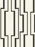 Large Geo fabric in onyx color - pattern number 1302510 - by Seabrook in the Black and White by Etten Gallerie collection