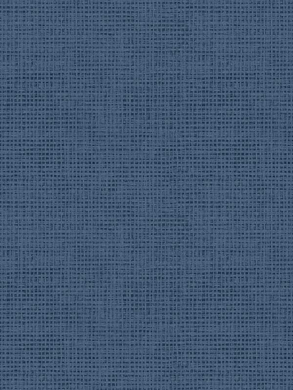 Nimmie Woven Grasscloth fabric in navy color - pattern number 3122-10002 - by Chesapeake in the Flora and Fauna collection