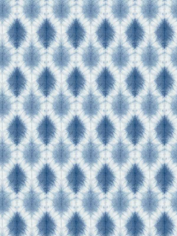 Mombi Diamond Shibori fabric in navy color - pattern number 3122-10302 - by Chesapeake in the Flora and Fauna collection