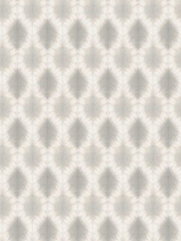 Mombi Diamond Shibori fabric in grey color - pattern number 3122-10310 - by Chesapeake in the Flora and Fauna collection