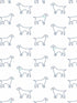 Yoop Dog fabric in off white color - pattern number 3122-10404 - by Chesapeake in the Flora and Fauna collection