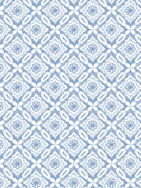 Hugson Quilted Damask wallpaper in blue color - pattern number 3122-10702 - by Chesapeake in the Flora and Fauna collection