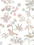 Jinjur Blush Bird Trail wallpaper in blush color - pattern number 3122-10805 - by Chesapeake in the Flora and Fauna collection