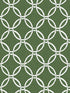 Quelala Ring Ogee wallpaper in green color - pattern number 3122-11004 - by Chesapeake in the Flora and Fauna collection