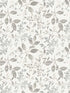 Tinker Woodland Botanical wallpaper in grey color - pattern number 3122-11100 - by Chesapeake in the Flora and Fauna collection
