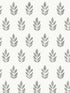 Ervic Leaf Block Print fabric in charcoal color - pattern number 3122-11300 - by Chesapeake in the Flora and Fauna collection