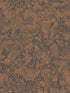 Auguste Floral fabric in copper color - pattern number 307344 - by Eijffinger in the Museum Eijffinger collection