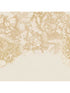 Flower Fall 4 Panel fabric in gold color - pattern number 307405 - by Eijffinger in the Museum Eijffinger collection