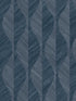 Oresome Ogee fabric in indigo color - pattern number 4025-82501 - by Advantage in the Radiance collection