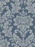 Galois Damask fabric in blue color - pattern number 4025-82511 - by Advantage in the Radiance collection
