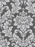Galois Damask fabric in silver color - pattern number 4025-82517 - by Advantage in the Radiance collection