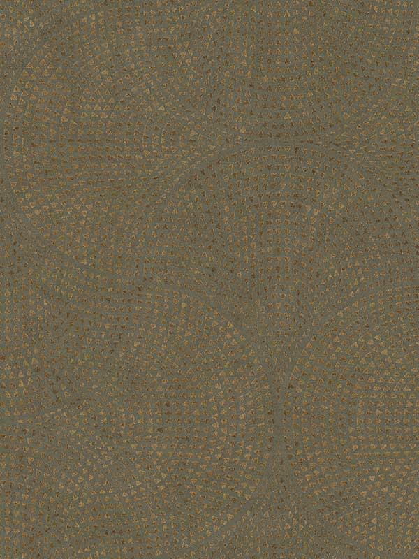 Bel Air Fan wallpaper in copper color - pattern number 4044-380273 - by Advantage in the Cuba collection