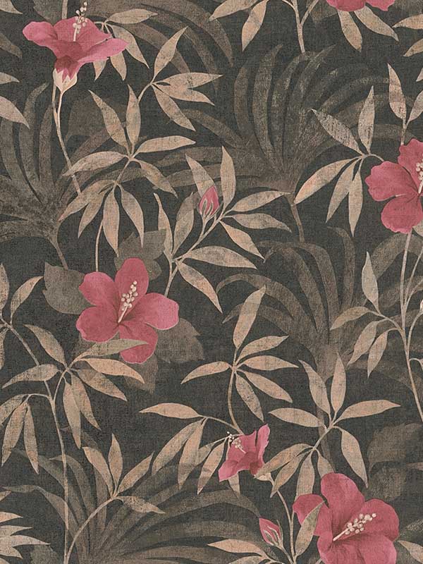 Malecon Floral wallpaper in multicolor color - pattern number 4044-380283 - by Advantage in the Cuba collection
