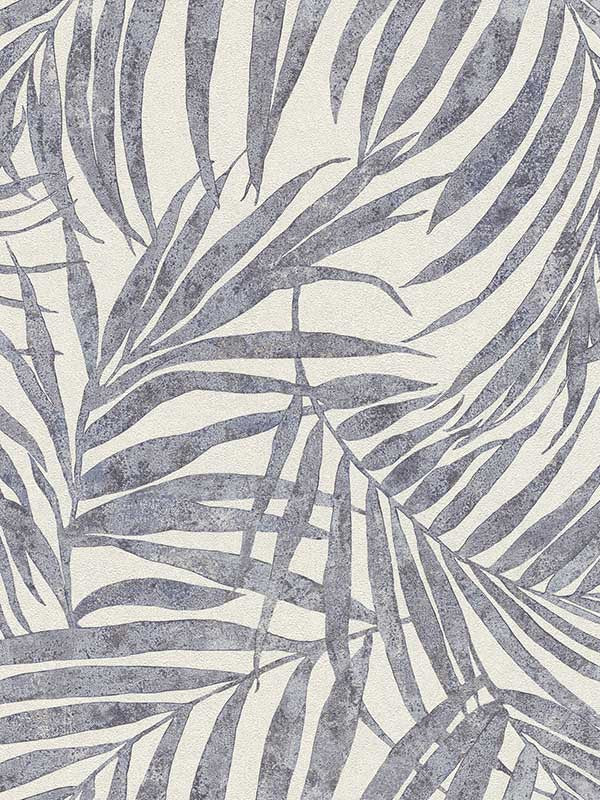 Anzu Frond wallpaper in slate color - pattern number 4035-617429 - by Advantage in the Windsong collection