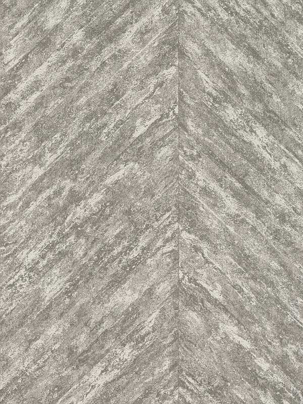 Madoka Chevron wallpaper in sterling color - pattern number 4035-617528 - by Advantage in the Windsong collection