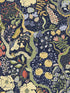 Ann Floral Vines fabric in blue color - pattern number 2932-65101 - by A Street Prints in the Lina collection
