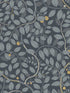 Kirke Leafy Vines fabric in blue color - pattern number 2932-65106 - by A Street Prints in the Lina collection