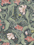 Bodri Tulip Garden fabric in turquoise color - pattern number 2932-65116 - by A Street Prints in the Lina collection