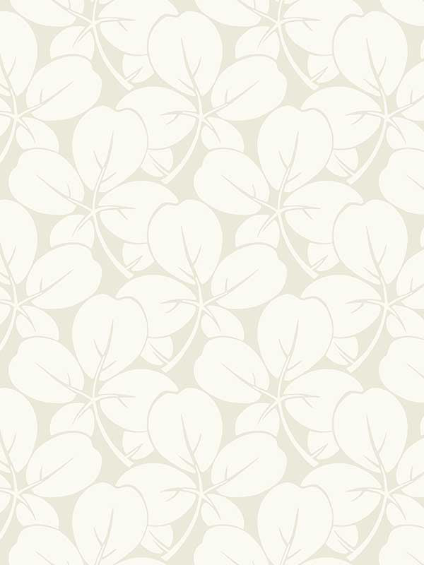 Robert Clover wallpaper in off white color - pattern number 2970-26105 - by A Street Prints in the Revival collection