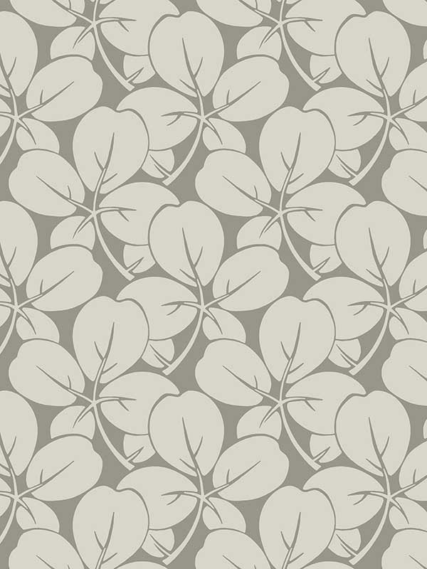 Robert Clover wallpaper in grey color - pattern number 2970-26106 - by A Street Prints in the Revival collection