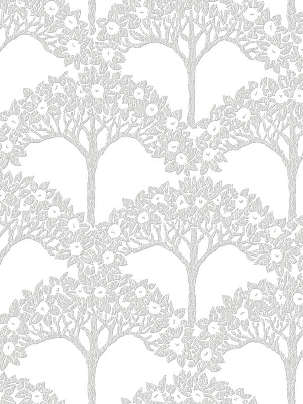 Dawson Magnolia Tree wallpaper in light grey color - pattern number 2970-26110 - by A Street Prints in the Revival collection