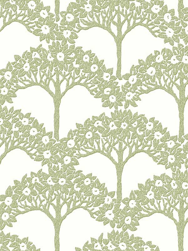 Dawson Magnolia Tree wallpaper in green color - pattern number 2970-26114 - by A Street Prints in the Revival collection