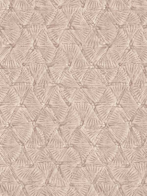 Wright Textured Triangle fabric in rose gold color - pattern number 2970-26118 - by A Street Prints in the Revival collection