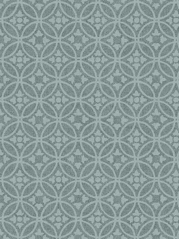 Larsson Ogee wallpaper in teal color - pattern number 2970-26133 - by A Street Prints in the Revival collection