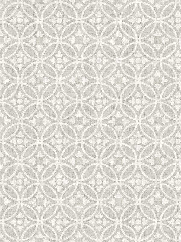 Larsson Ogee wallpaper in grey color - pattern number 2970-26135 - by A Street Prints in the Revival collection