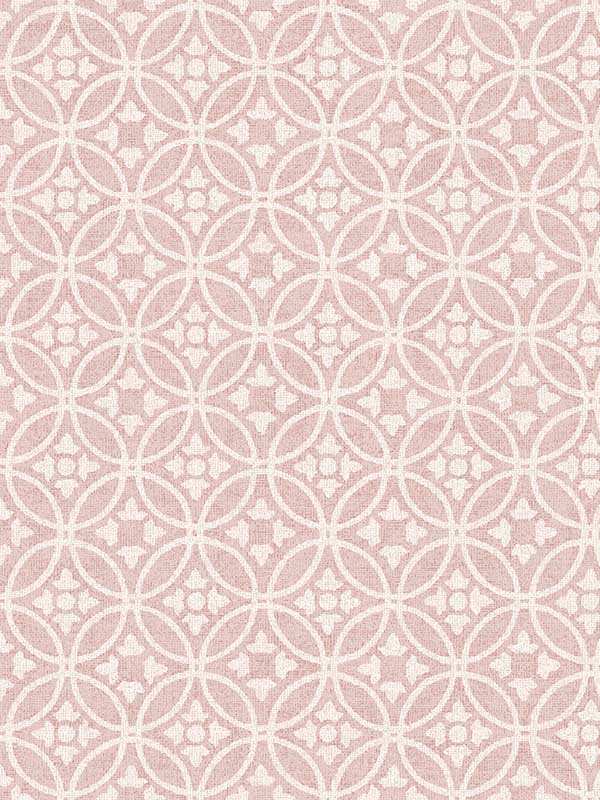 Larsson Ogee wallpaper in pink color - pattern number 2970-26138 - by A Street Prints in the Revival collection
