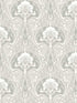 Mucha Botanical Ogee wallpaper in off white color - pattern number 2970-26149 - by A Street Prints in the Revival collection