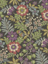Voysey Floral fabric in brown color - pattern number 2970-87534 - by A Street Prints in the Revival collection