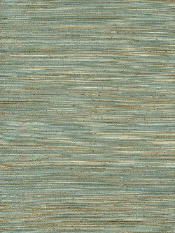 Kira Hemp Grasscloth wallpaper in turquoise color - pattern number 2972-86125 - by A Street Prints in the Loom collection