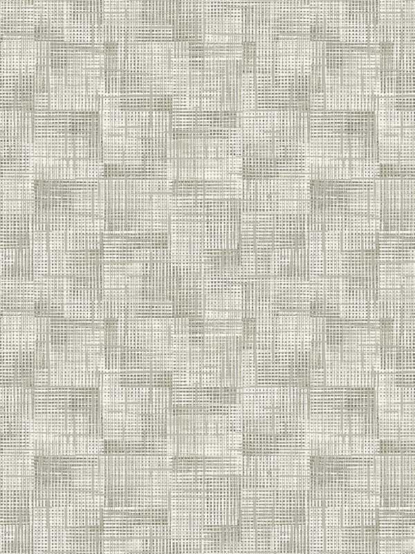 Ting Lattice wallpaper in taupe color - pattern number 2972-86156 - by A Street Prints in the Loom collection