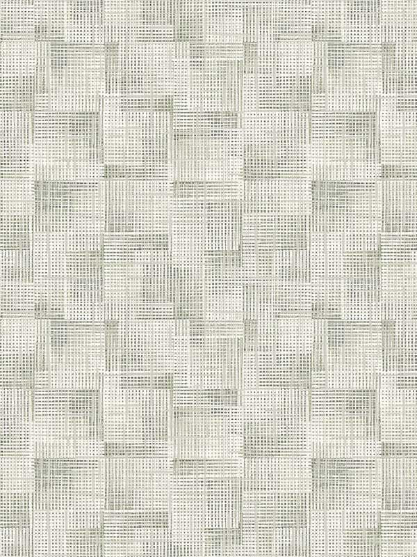 Ting Lattice wallpaper in sage color - pattern number 2972-86159 - by A Street Prints in the Loom collection